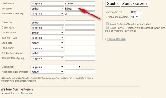 Startseite Suche